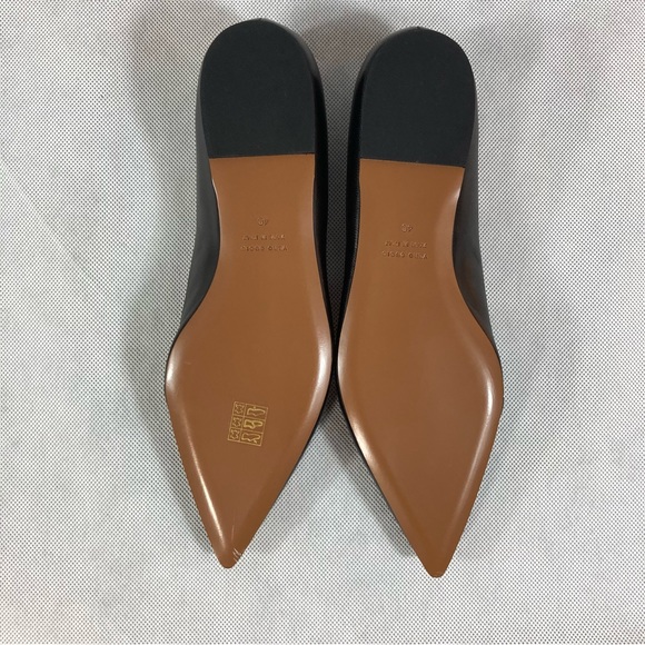 NEW ATP Atelier San Cataldo Black Nappa Ballerinas Handmade in Italy EU 40 - Picture 8 of 16